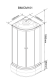 Душевая кабина Parly Bianco 100x100см ВМ101