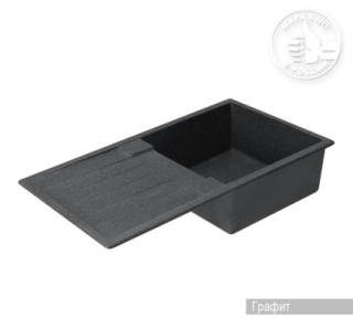 Мойка кухонная Акватон Верона 1A710032VR210 графит 86см