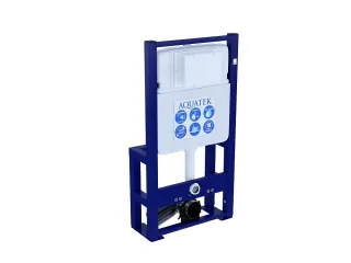 Комплект Set AQUATEK ЕВРОПА-014 3в1 унитаз с инсталляцией кнопкой и сиденьем микролифт