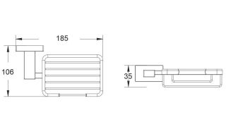 Мыльница Shevanik SG5604C белый