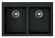 Мойка кухонная Omoikiri Bosen 80-2-BL чёрный