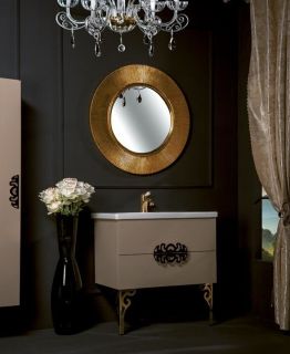 Зеркало Boheme с подсветкой Shine золото 528-G light