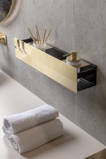 Диспенсер для полки Boheme Space 10966-MG-DISP золото матовое