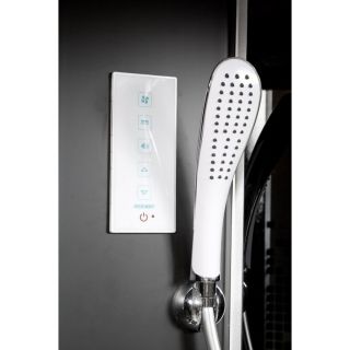 Душевая кабина Deto L 810 с гм. и эл. BLACK 100х100х215 см