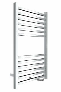 Полотенцесушитель электрический Indigo Attic LСLATCE80-50Rt с таймером 80x50 см хром