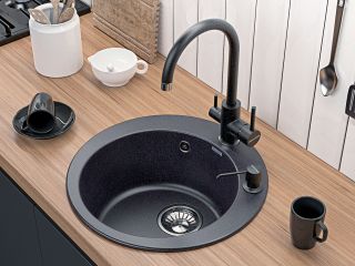 Смеситель для кухни Paulmark Essen Es213211-308 чёрный