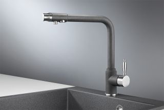 Смеситель для кухни Granula 2301, ГРАФИТ графит