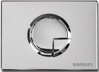 Инсталляция для унитаза Berges Novum R3 с кнопкой хром глянец 040223