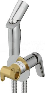 Смеситель с гигиеническим душем Cersanit FLAVIS встраиваемый, однорычажный 64104