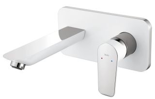 Встраиваемый смеситель для раковины IDDIS Cloud белый/хром CLOSB00i65