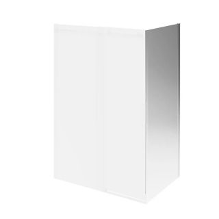 Душевая боковая панель Kerama Marazzi Cristallo CT.100.FP.BN 100 см стекло прозрачное профиль никель брашированный