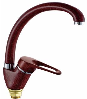 Смеситель для кухни Haiba HB4113-11 бордовый