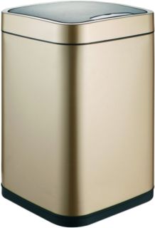 Ведро для мусора Weltwasser WW RONE CG 12L шампань золото