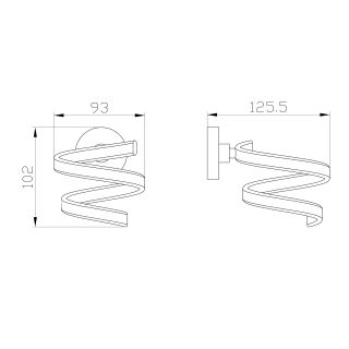 Держатель для фена Wonzon & Woghand Easy WW-8155 хром