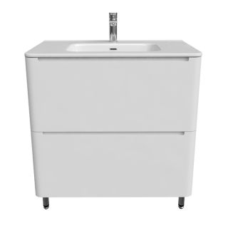 Напольная тумба с раковиной IDDIS Edifice EDI80WFi95K 80см белый