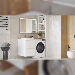 Тумба под раковину подвесная Velvex Klaufs tp.KLA.56.2Y, 55 см