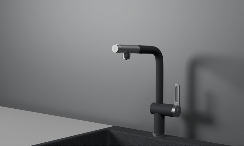 Смеситель для кухни Granula 8169, ГРАФИТ графит