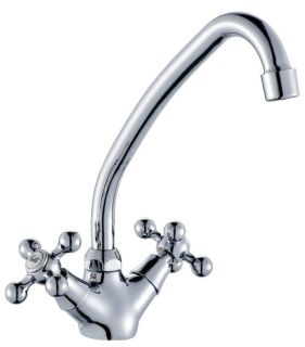 Смеситель для кухни Haiba HB4519 хром