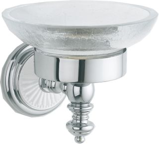 Мыльница Boheme Vogue Bianco хром 10133