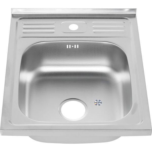 Мойка 5060 Melana 0,8/180 хром с сифоном (099D t*10)