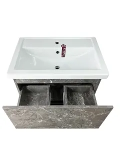 Тумба под раковину Style Line Мальта 80 PUSH ЛС-00002293 подвесная