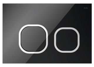 Клавиша смыва IDDIS Uniglass 001 UNG01BCi77 чёрный