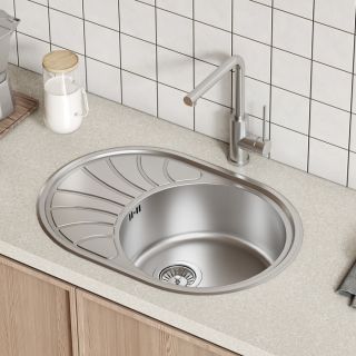 Кухонная мойка IDDIS Suno SUN65SDi77 65см сталь