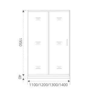 Душевая дверь Good Door Antares WTW-130-C-CH стекло прозрачное