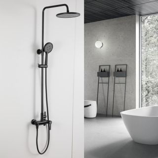 Душевая стойка Frap F2488-6 черный