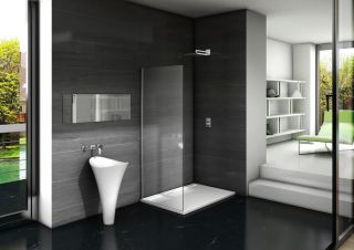 Боковая часть Good Door Galaxy SP-80 -C-CH стекло прозрачное