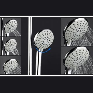 Душевой гарнитур Gappo G8012 хром