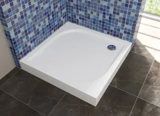 Душевой поддон Эстет Гамма ФР-00000758 90x90см белый