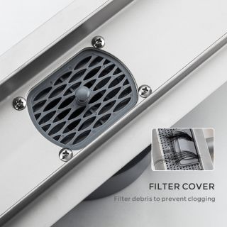 Душевой лоток Gappo G85007-4 50 см сатин