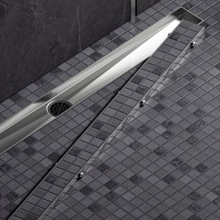 Душевой лоток Timo Drain System DS230209/00 90см с двусторонней панелью plate под плитку хром