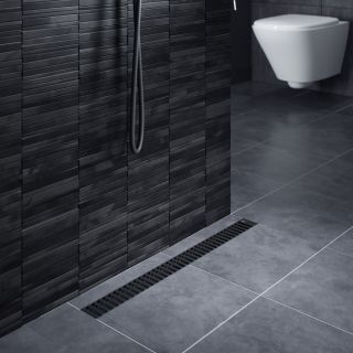 Душевой лоток Timo Drain System DS230109/03 90см с вставкой lines чёрный