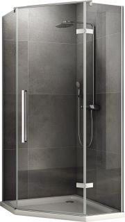 Душевой уголок ABBER Ewiges Wasser 80x80см хром AG05080