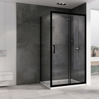 Душевой уголок ABBER Schwarzer Diamant 100x100см AG30100B-S100B