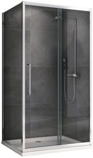 Душевой уголок ABBER Schwarzer Diamant AG30110H-S80 110x80см хром