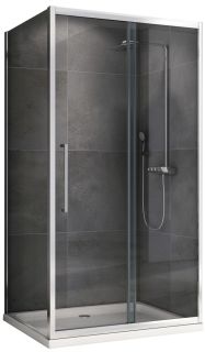 Душевой уголок ABBER Schwarzer Diamant AG30120H-S70 120x70см хром