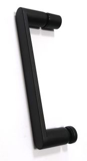 Душевой уголок ABBER Schwarzer Diamant AG30130B-S75B-S75B 130x75см чёрный