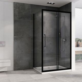 Душевой уголок ABBER Schwarzer Diamant 140x70см AG30140BH-S70B