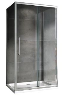 Душевой уголок ABBER Schwarzer Diamant AG30140H-S60-S60 140x60см хром