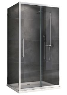 Душевой уголок ABBER Schwarzer Diamant AG30150H-S50 150x50см хром