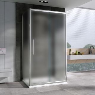 Душевой уголок ABBER Schwarzer Diamant AG30170MH-S80M-S80M 170x80см хром