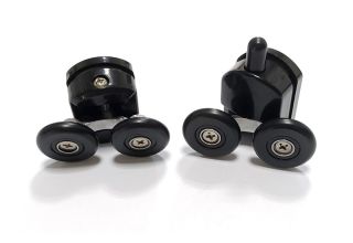 Душевой уголок ABBER Schwarzer Diamant AG30180BH-S50B 180x50см чёрный