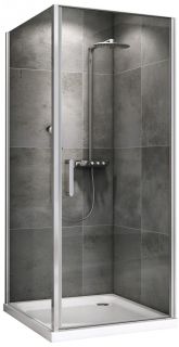 Душевой уголок ABBER Sonnenstrand 80x80см хром AG04080-S80