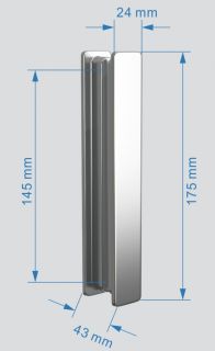 Душевой уголок ABBER Sonnenstrand 100x90см хром AG07100-S90