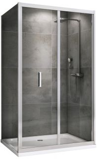 Душевой уголок ABBER Sonnenstrand 110x90см хром AG07110-S90