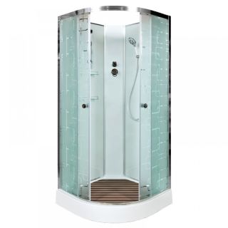 Душевая кабина Deto ЕМ1580 N (без крыши) 80х80х208 см