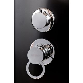 Душевая кабина Deto BМ4590 N LED с гм. BLACK 90х90х208см